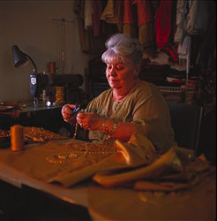 Obdulia García in her home, Miami. Photograph by Carl Juste.
