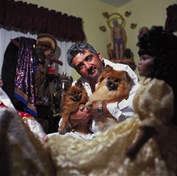 Jorge Ortega in his home, Miami. Photograph by Carl Juste.