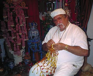 Miguel Sabina in his home, Miami. Photograph by Marielena Valdes.