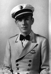 Eastern Air Lines flight steward Robert C. Brown. Circa 1935. Photo by Claude C. Matlack. HistoryMiami. Matlack 9631-2.